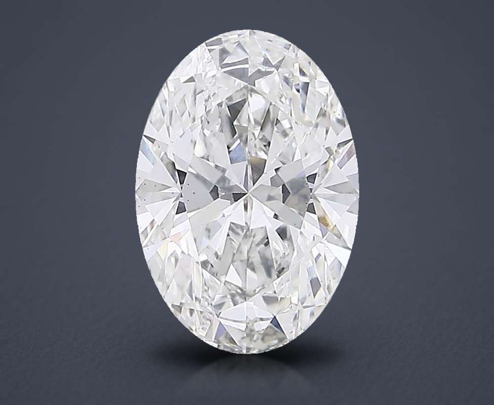 6.87 Carat Oval Lab Diamond