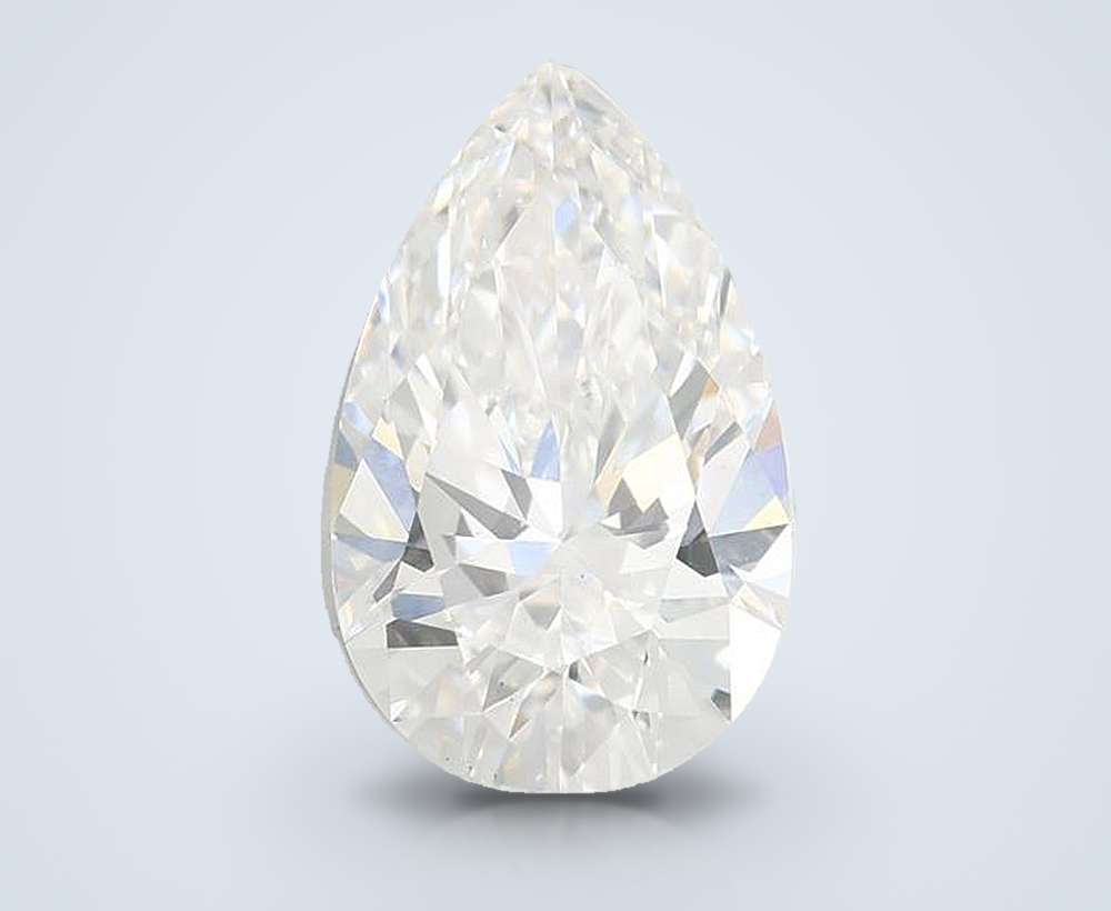 2.72 Carat Pear Lab Diamond