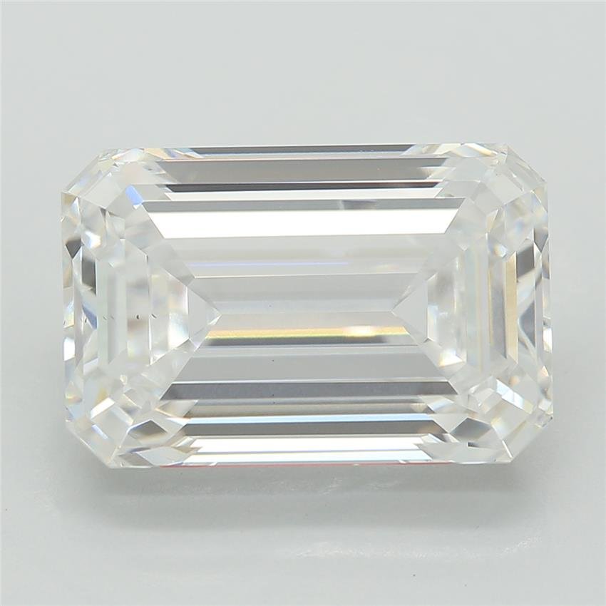 4.07ct E VS2 Rare Carat Ideal Cut Emerald Lab Grown Diamond
