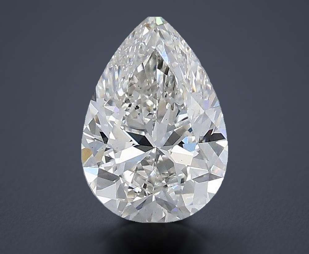 1.00 Carat Pear Lab Diamond