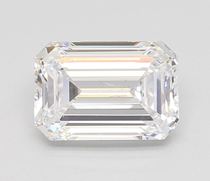 1.00ct D SI1 Rare Carat Ideal Cut Emerald Lab Grown Diamond