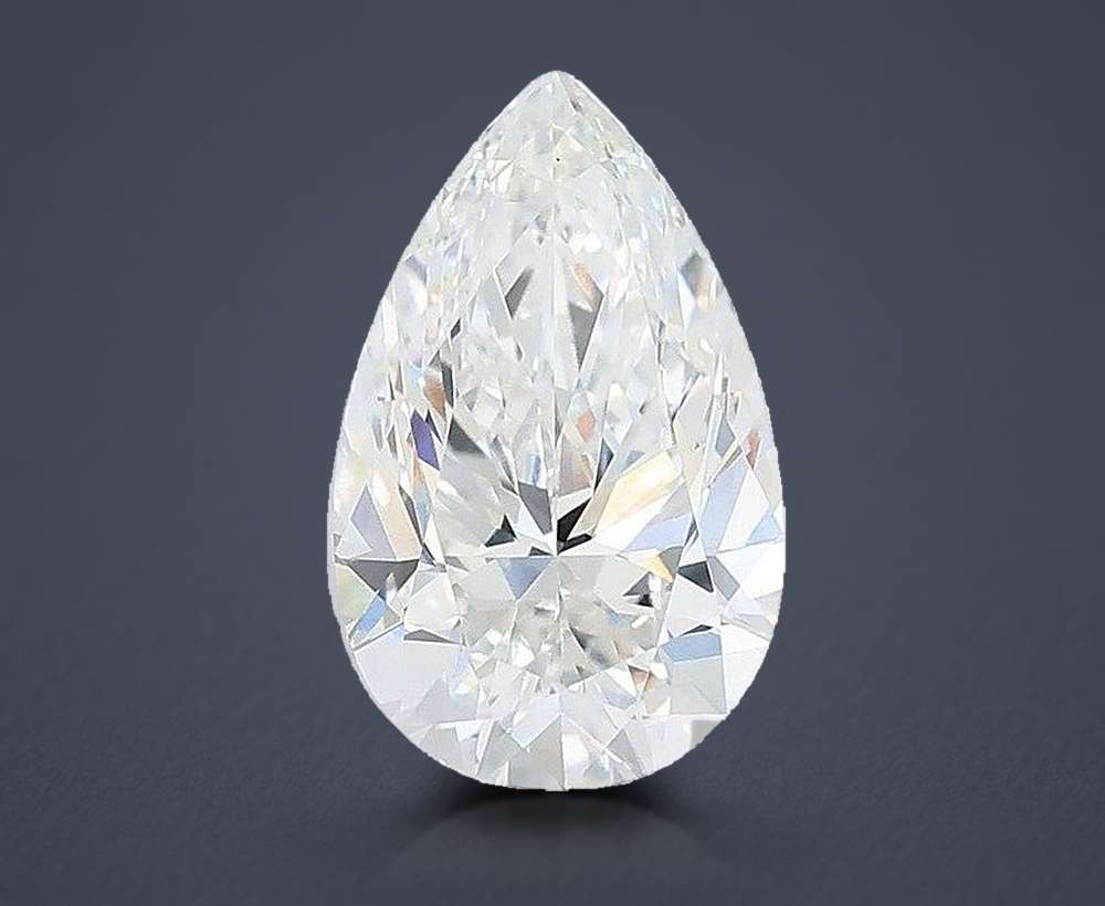 2.00 Carat Pear Lab Diamond