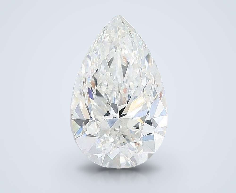 2.00 Carat Pear Lab Diamond