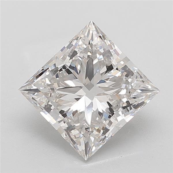 6.01ct G VS1 Rare Carat Ideal Cut Princess Lab Grown Diamond