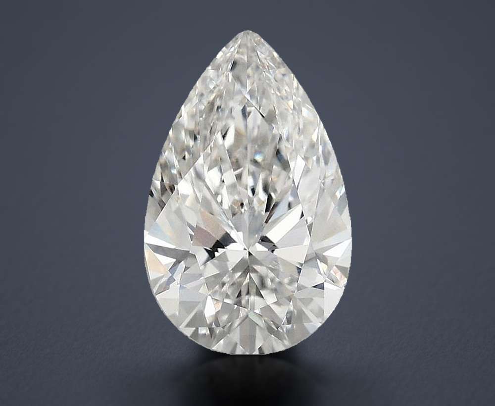 2.80 Carat Pear Lab Diamond