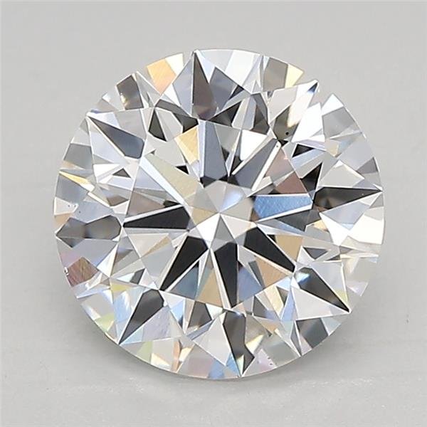 2.13ct D VS2 Rare Carat Ideal Cut Round Lab Grown Diamond