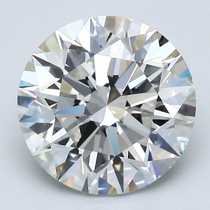 2.80ct G VVS2 Rare Carat Ideal Cut Round Diamond