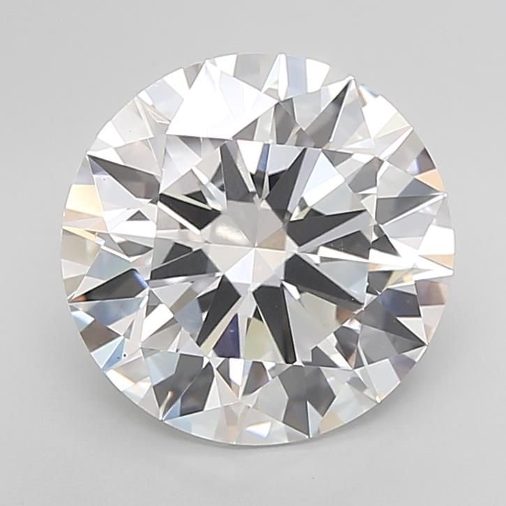 5.26ct E VVS2 Rare Carat Ideal Cut Round Lab Grown Diamond