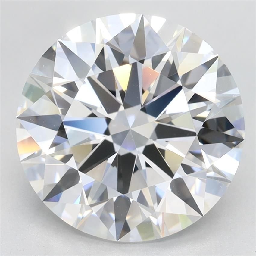 3.76ct D VVS2 Rare Carat Ideal Cut Round Lab Grown Diamond