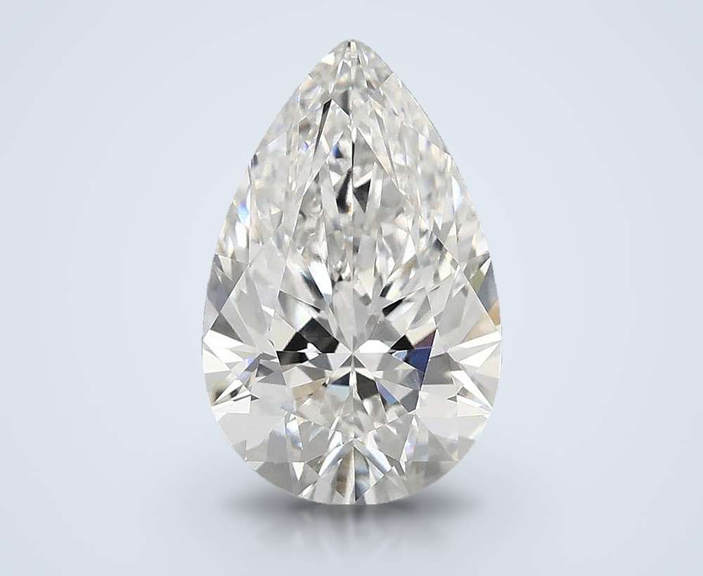 3.00 Carat Pear Lab Diamond