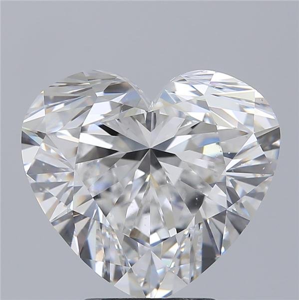 4.01ct D VS2 Rare Carat Ideal Cut Heart Diamond