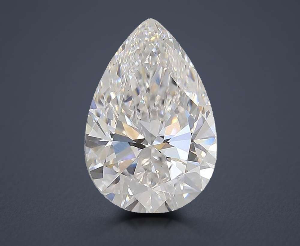 3.00 Carat Pear Lab Diamond