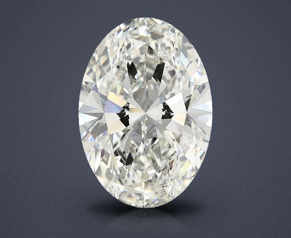 3.78 Carat Oval Lab Diamond
