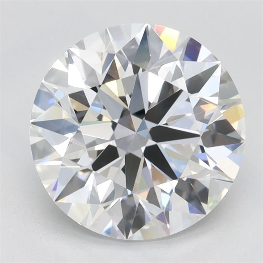 2.52ct D VVS1 Rare Carat Ideal Cut Round Lab Grown Diamond