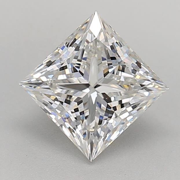 2.04ct F VS1 Rare Carat Ideal Cut Princess Lab Grown Diamond