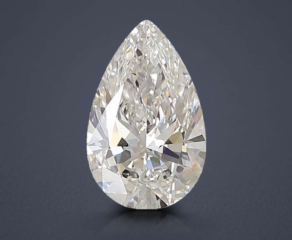 1.50 Carat Pear Lab Diamond