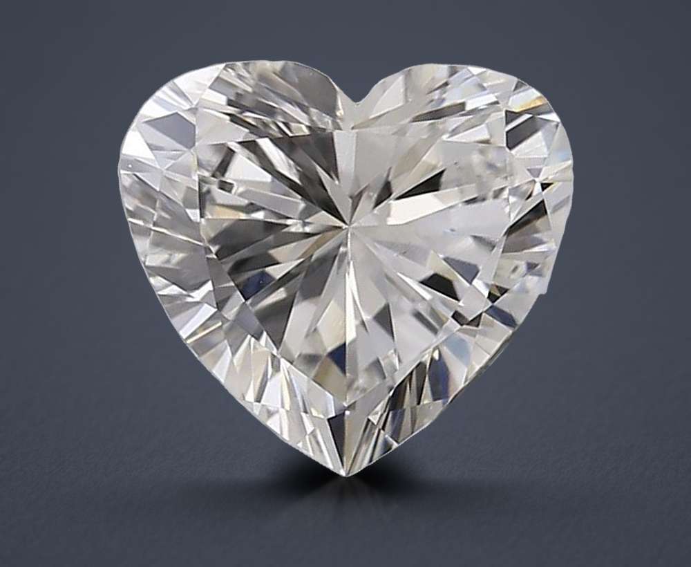 0.74 Carat Heart Lab Diamond