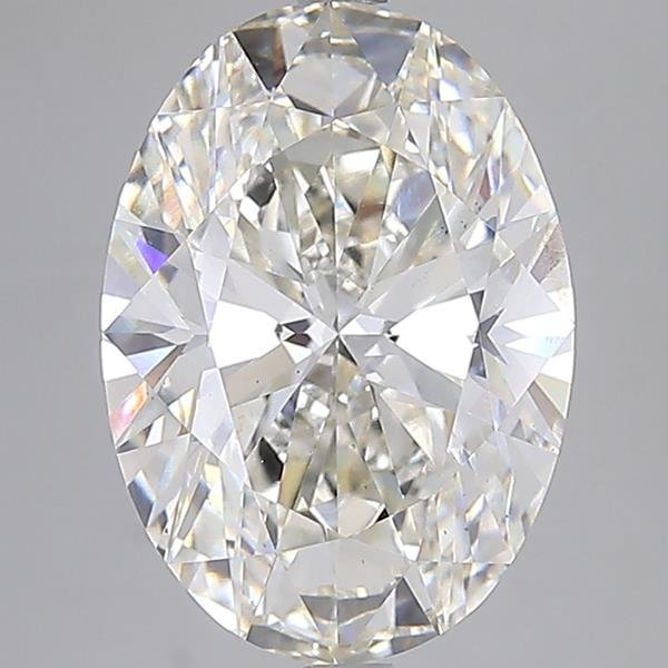 7.63 Carat Oval Lab Diamond