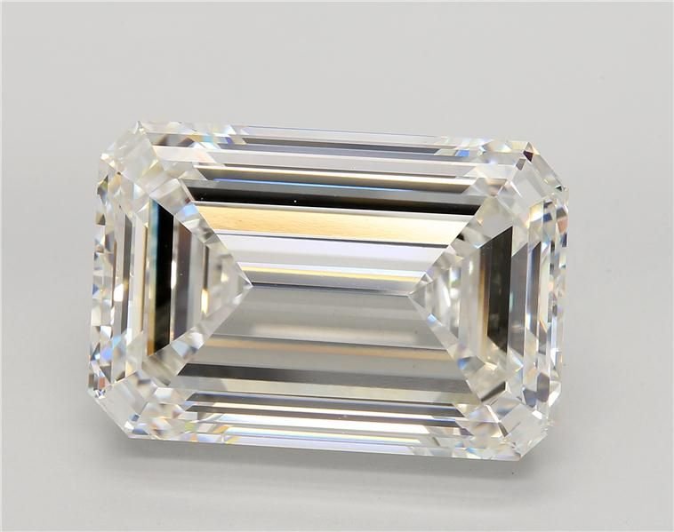 30.03ct G VS1 Rare Carat Ideal Cut Emerald Lab Grown Diamond