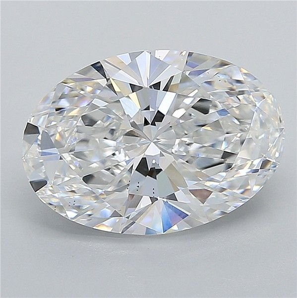 4.04ct E VS2 Rare Carat Ideal Cut Oval Lab Grown Diamond