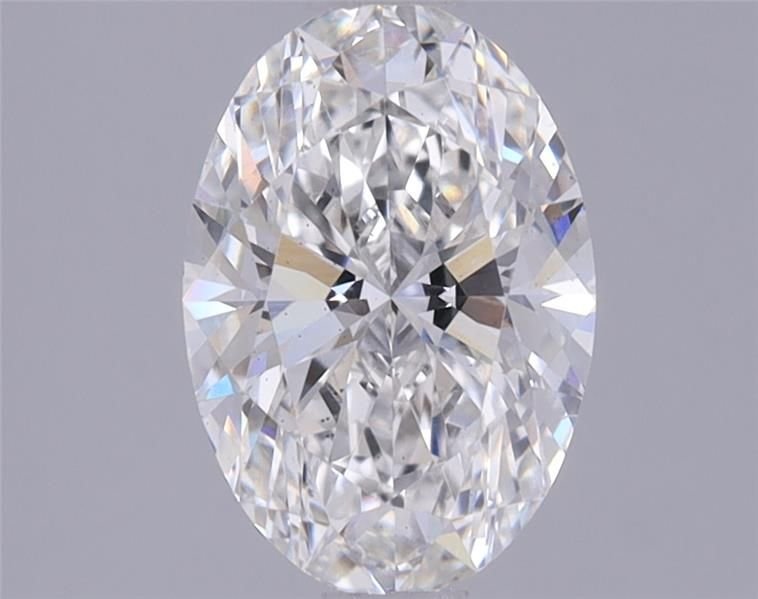 1.26ct F VS2 Rare Carat Ideal Cut Oval Lab Grown Diamond