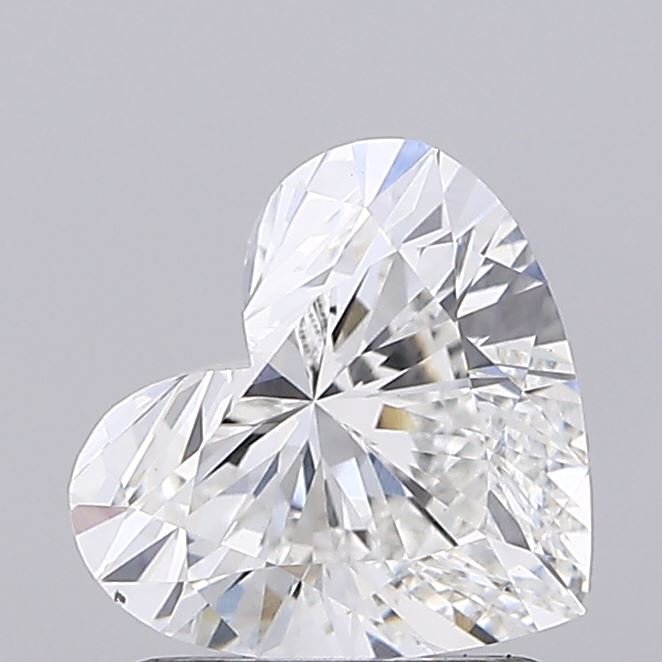 1.38ct F VS2 Rare Carat Ideal Cut Heart Lab Grown Diamond