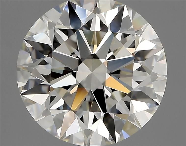 3.31ct J VVS2 Rare Carat Ideal Cut Round Diamond