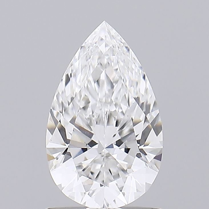 1.09ct E VVS2 Rare Carat Ideal Cut Pear Lab Grown Diamond