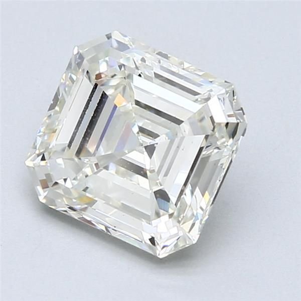 2.51ct J VS2 Very Good Cut Asscher Diamond