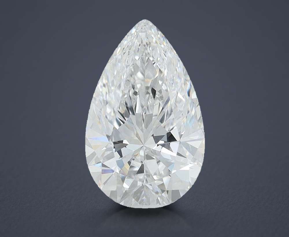 7.03 Carat Pear Lab Diamond
