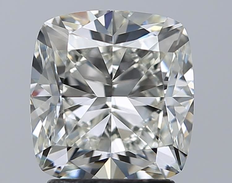 2.51ct J VS2 Very Good Cut Cushion Diamond