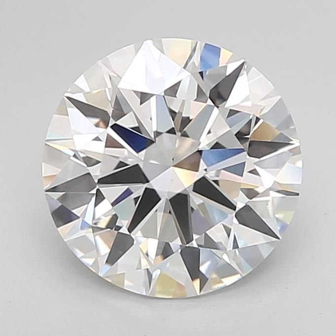 2.56ct D VS2 Rare Carat Ideal Cut Round Lab Grown Diamond