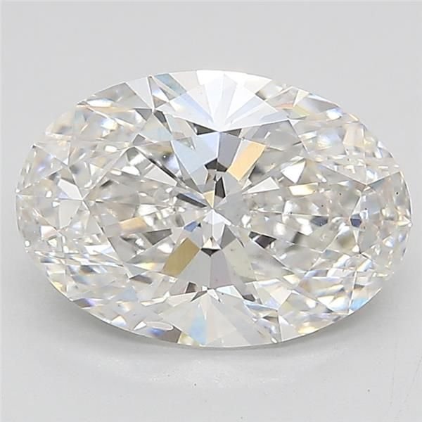 2.36ct E VS2 Rare Carat Ideal Cut Oval Lab Grown Diamond