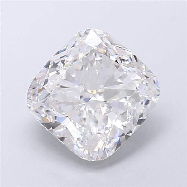 4.26ct E VVS2 Rare Carat Ideal Cut Cushion Lab Grown Diamond