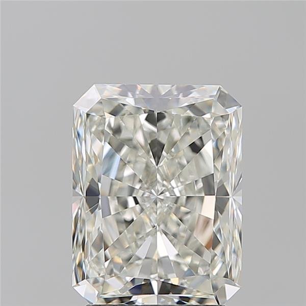 3.03ct I VS2 Rare Carat Ideal Cut Radiant Diamond