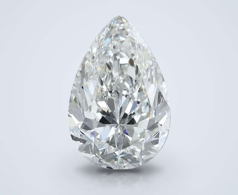 1.81 Carat Pear Natural Diamond