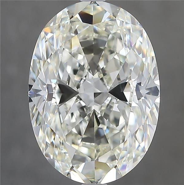 5.01ct K VS2 Rare Carat Ideal Cut Oval Diamond