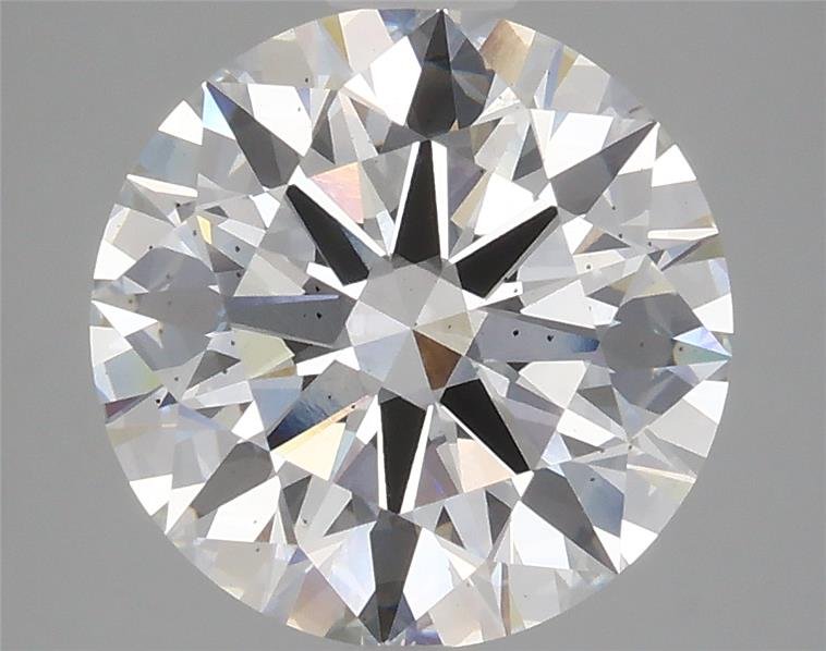 3.81ct E SI1 Rare Carat Ideal Cut Round Lab Grown Diamond