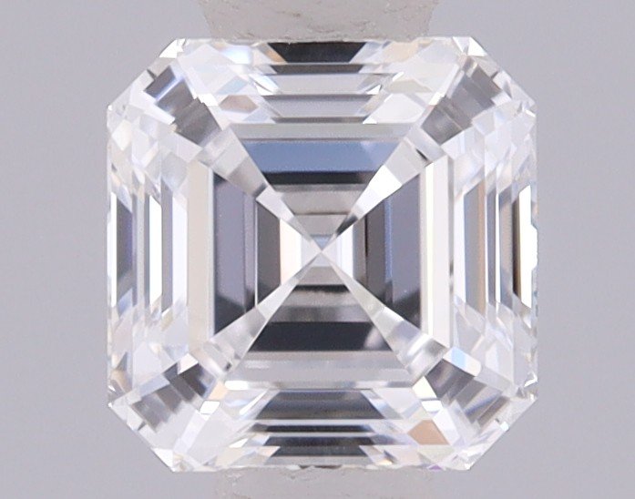 0.52ct D VVS2 Rare Carat Ideal Cut Asscher Lab Grown Diamond