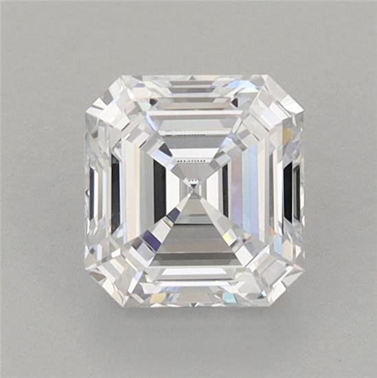 1.05ct F VS2 Excellent Cut Asscher Lab Grown Diamond