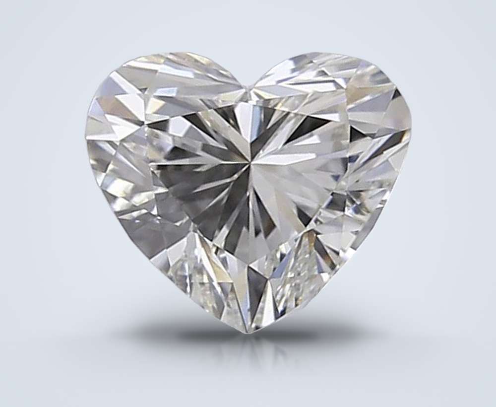 0.58 Carat Heart Lab Diamond