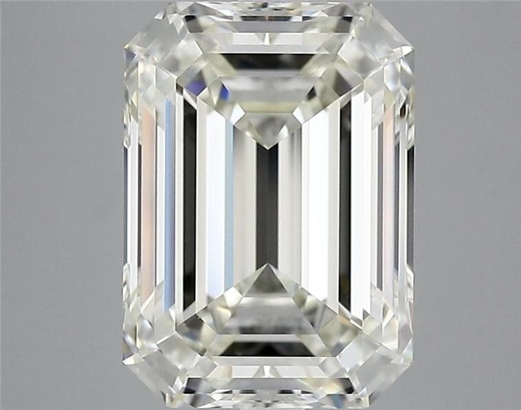 5.05ct J VS2 Rare Carat Ideal Cut Emerald Diamond