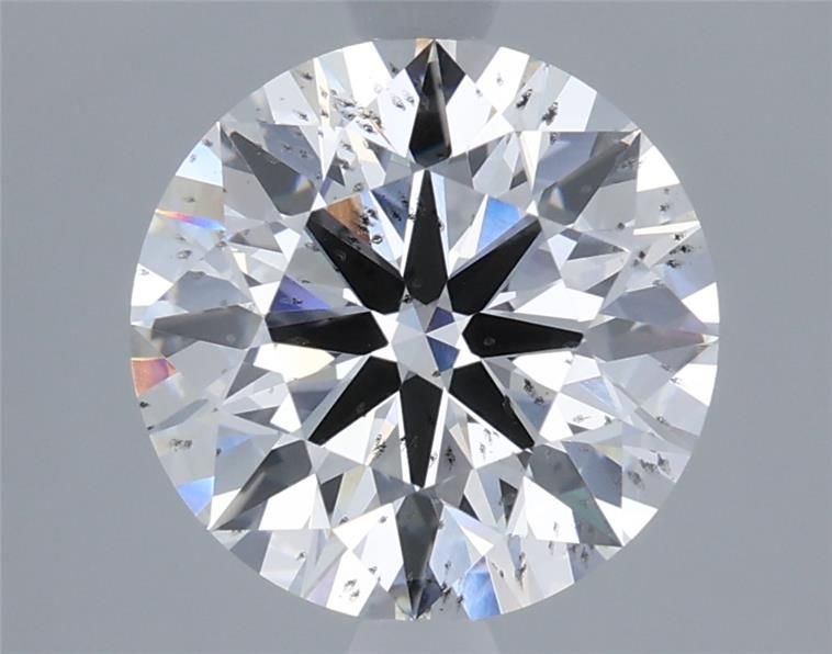 3.00ct D SI2 Rare Carat Ideal Cut Round Lab Grown Diamond