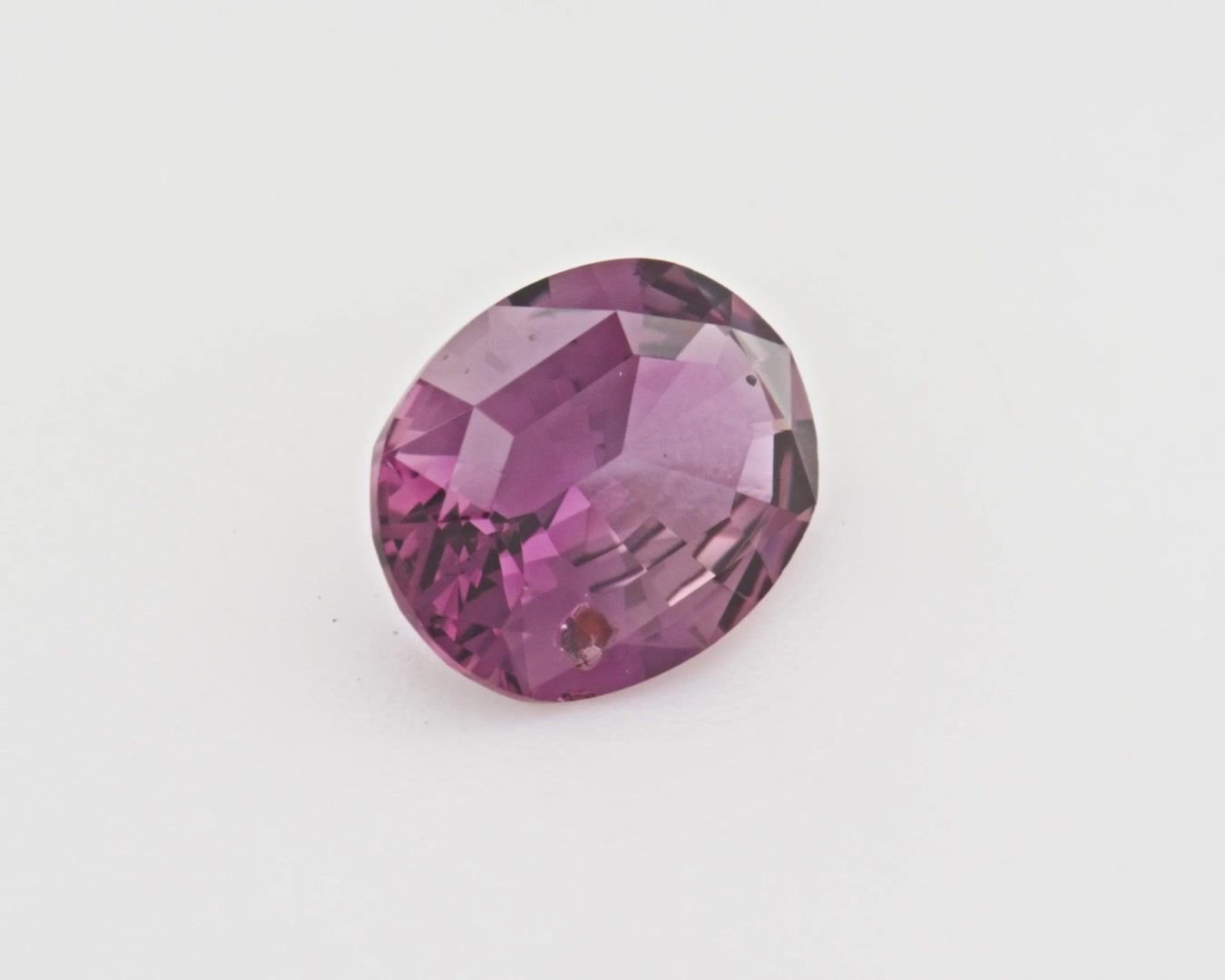 0.75 Carat Purple Oval Sapphire