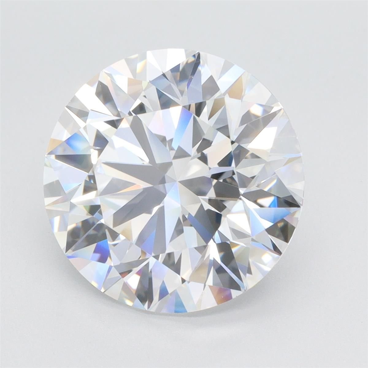 6.46ct D VVS1 Rare Carat Ideal Cut Round Lab Grown Diamond