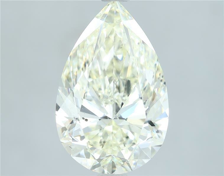 3.02ct J SI1 Rare Carat Ideal Cut Pear Diamond