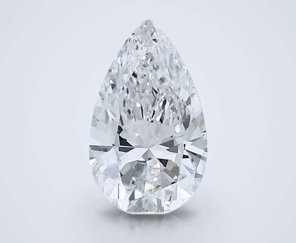 0.32 Carat Pear Lab Diamond