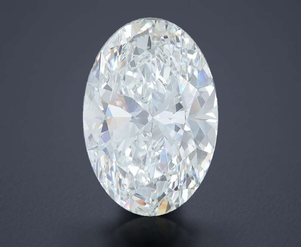6.10 Carat Oval Lab Diamond
