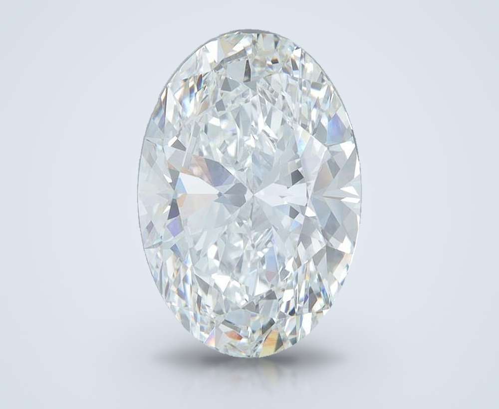 6.10 Carat Oval Lab Diamond