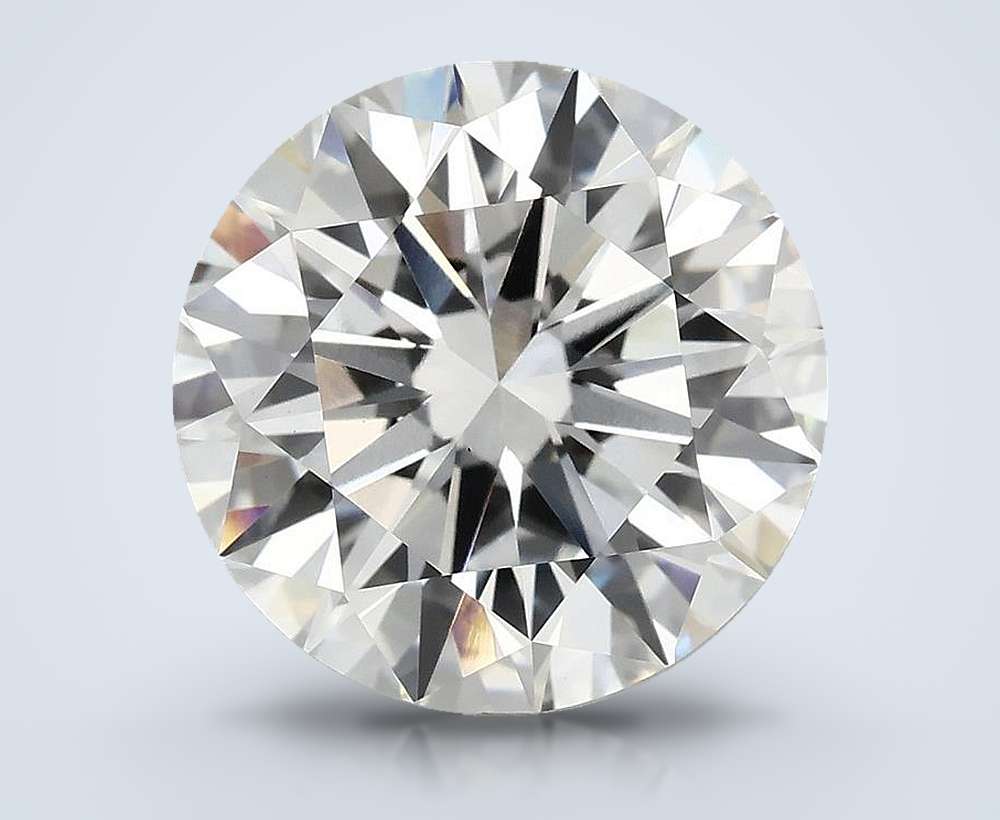 6.89 Carat Round Lab Diamond